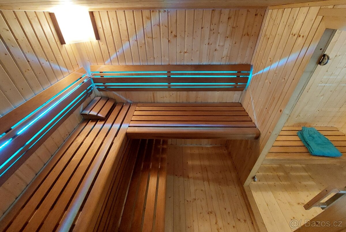 Klasická venkovní sauna - s odpočívárnou - 4