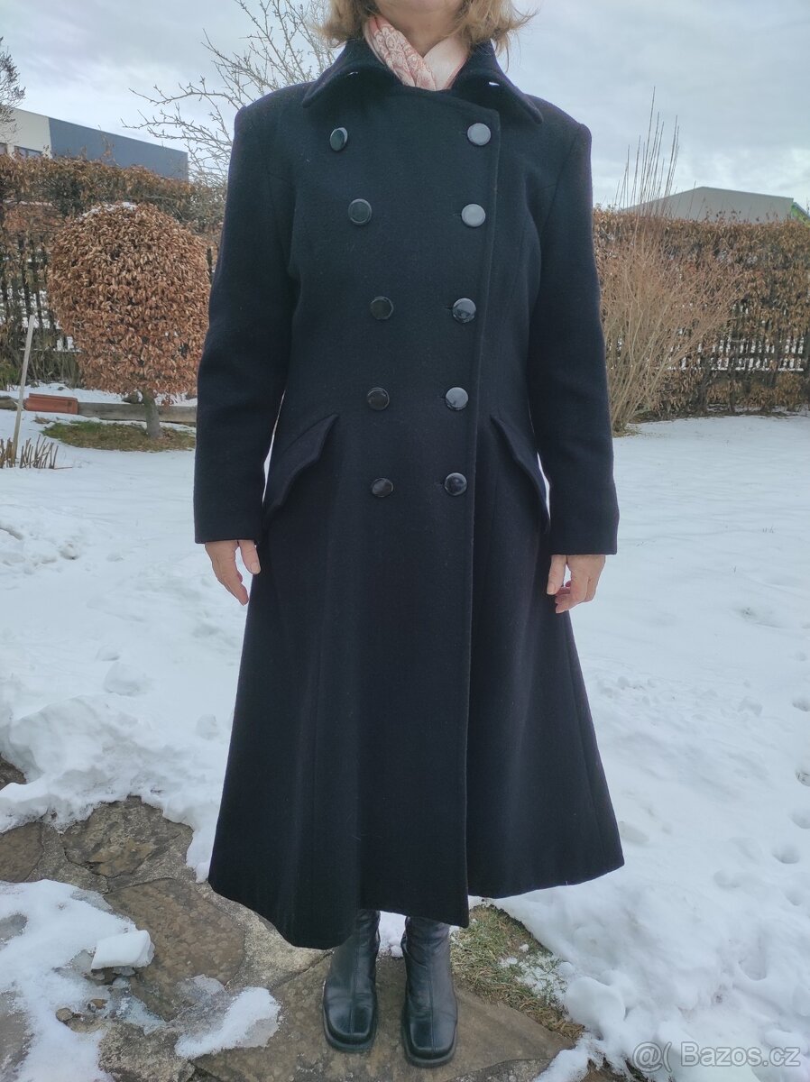 Zimní kabát černý - 4