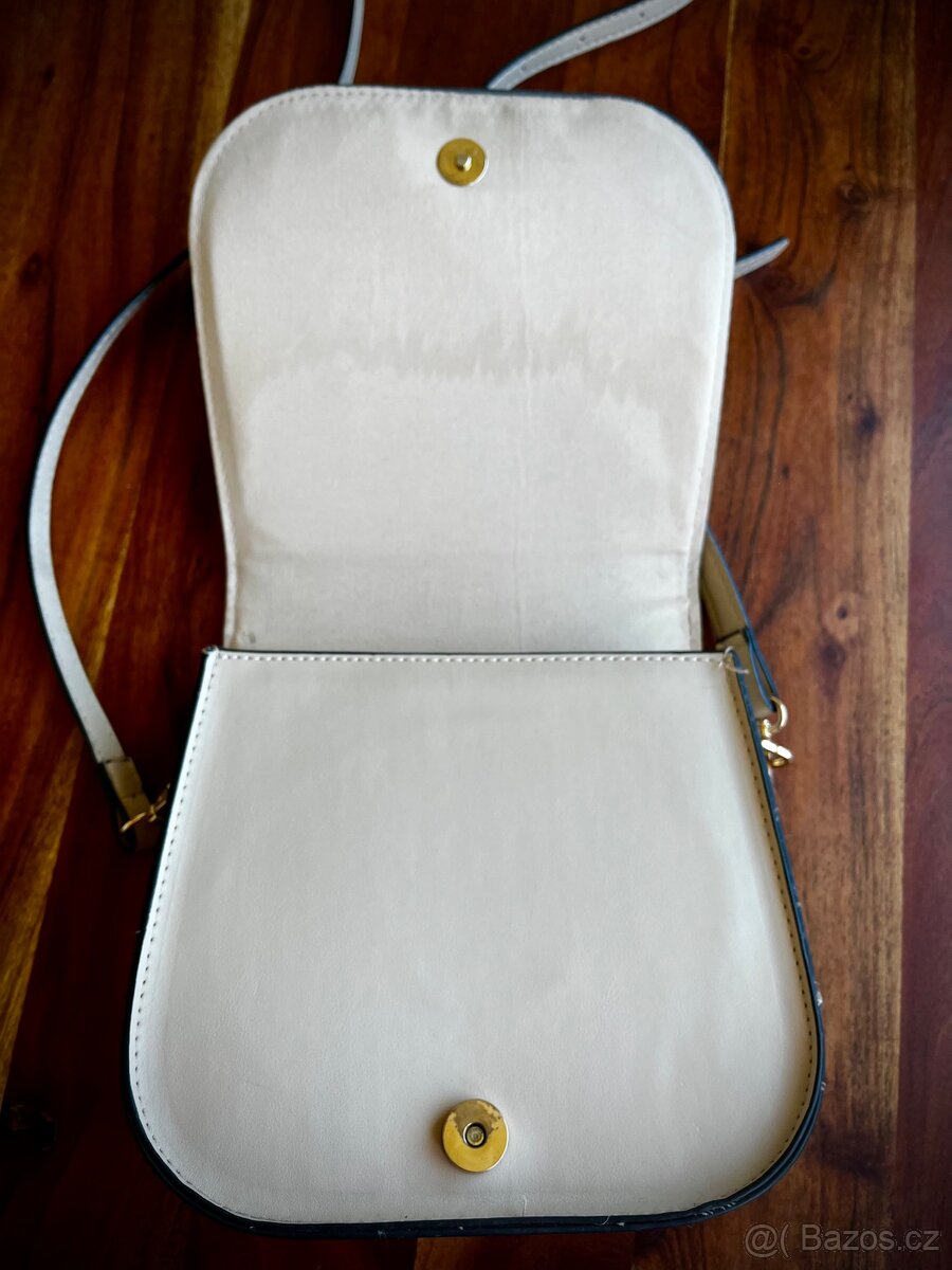 Crossbody kabelka krémově bílá - 4