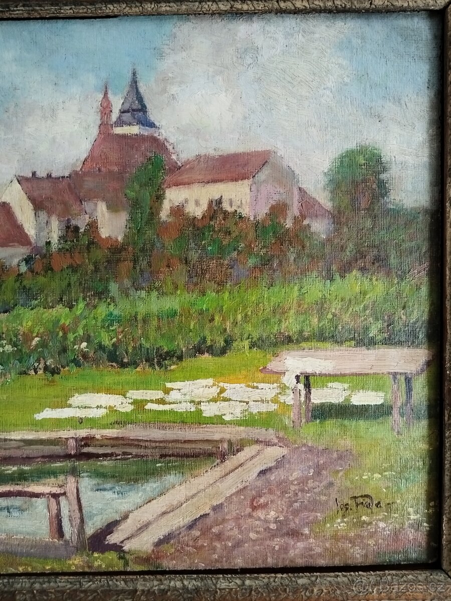 obraz NA BĚLIDLECH, olej, Josef Fiala - 4