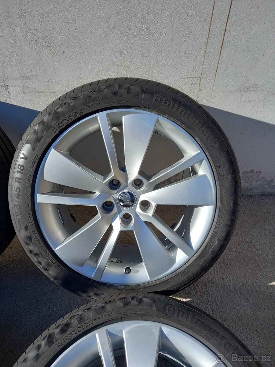 Zenit originál alu kola skoda superb lll - 4