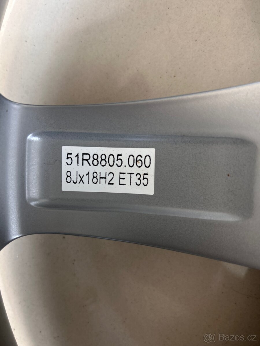 Alu kolo Ronal R51 18" nové 8Jx18H2 ET35 - 4