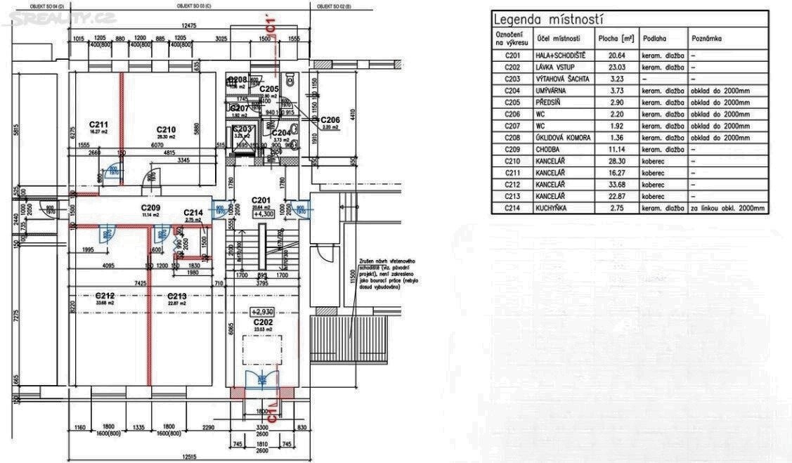 Pronájem kanceláře 34 m², Modřice, ev.č. 20319 - 4