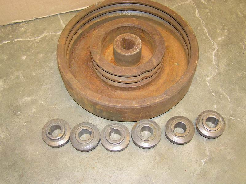 Kolo a kladky pro strojní zvedání stolu - 4