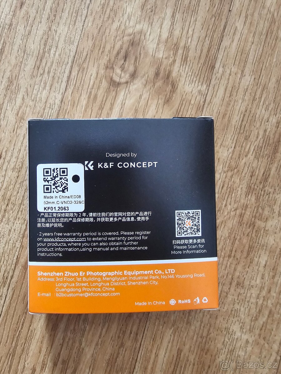 K&F Concept 3v1 filtr - ND + CPL + Black Mist 52mm - 4