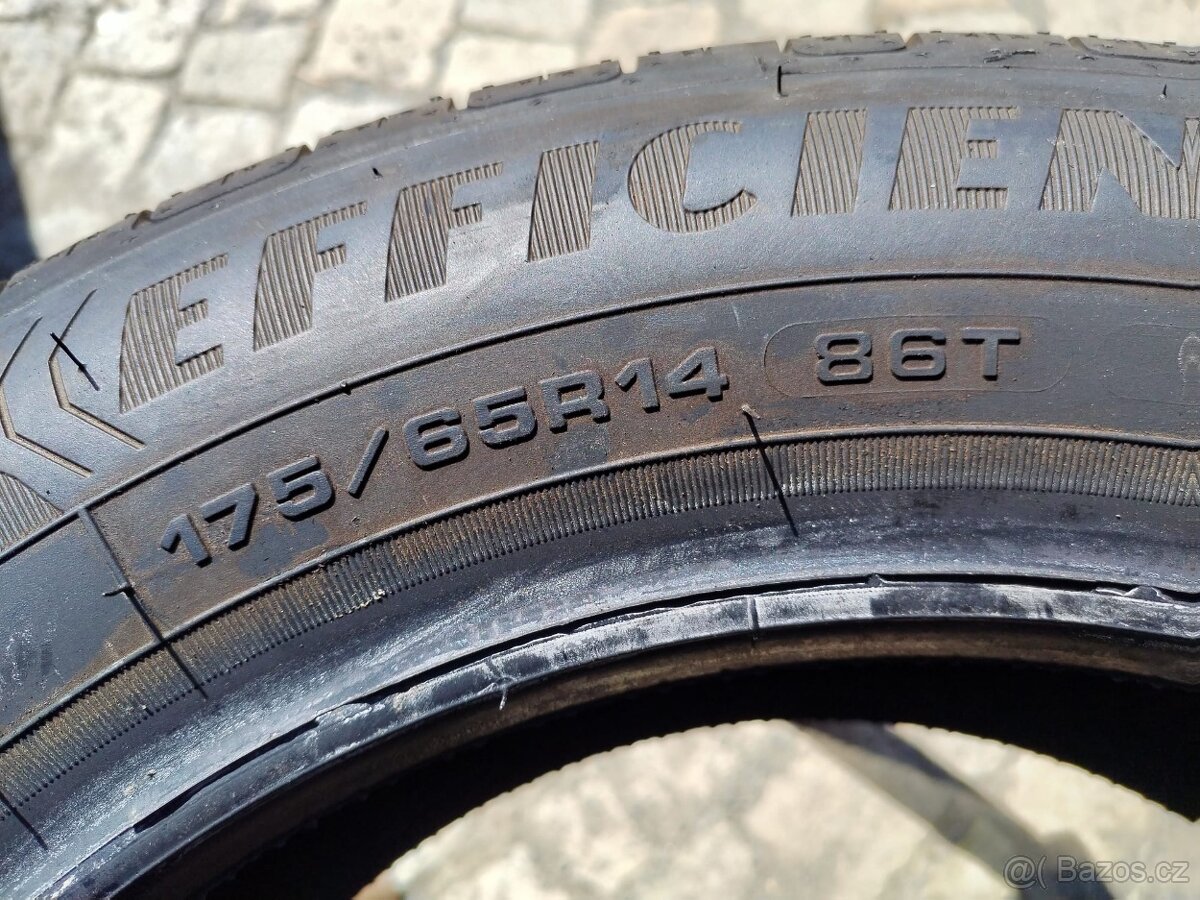 175/65/14 letni pneu GOODYEAR a HANKOOK 175/65 R14 - 4