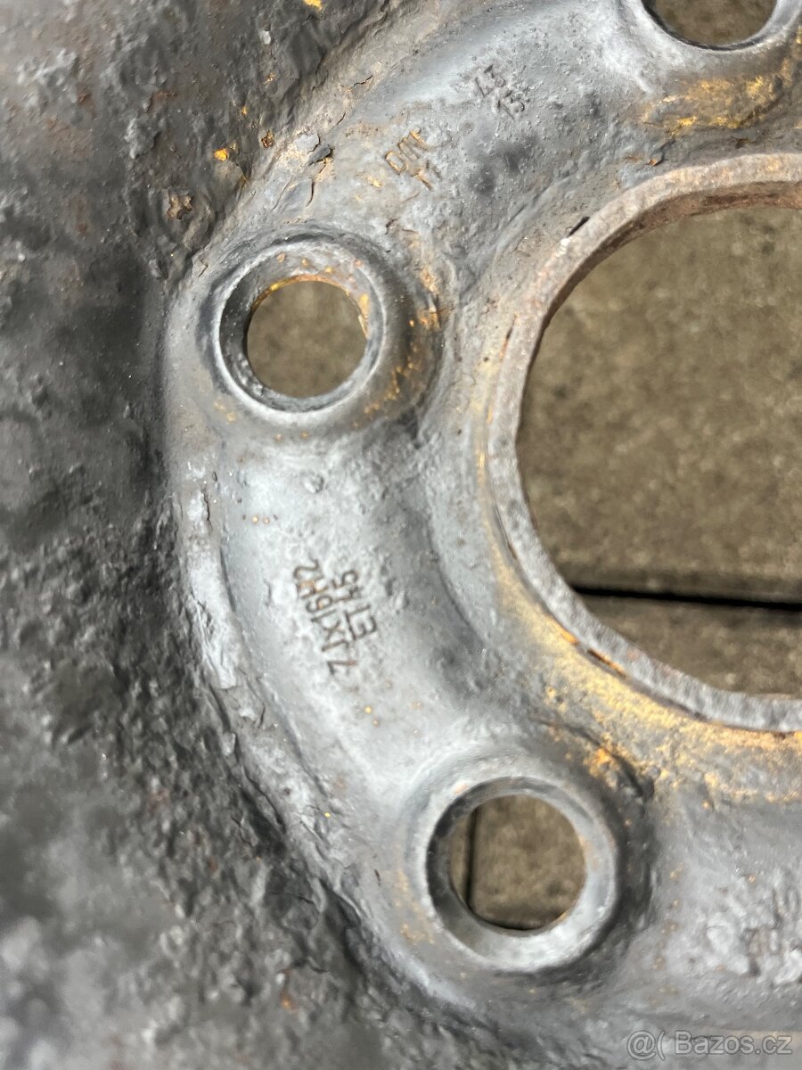 Plechové disky 5x 112 R 16 - 4