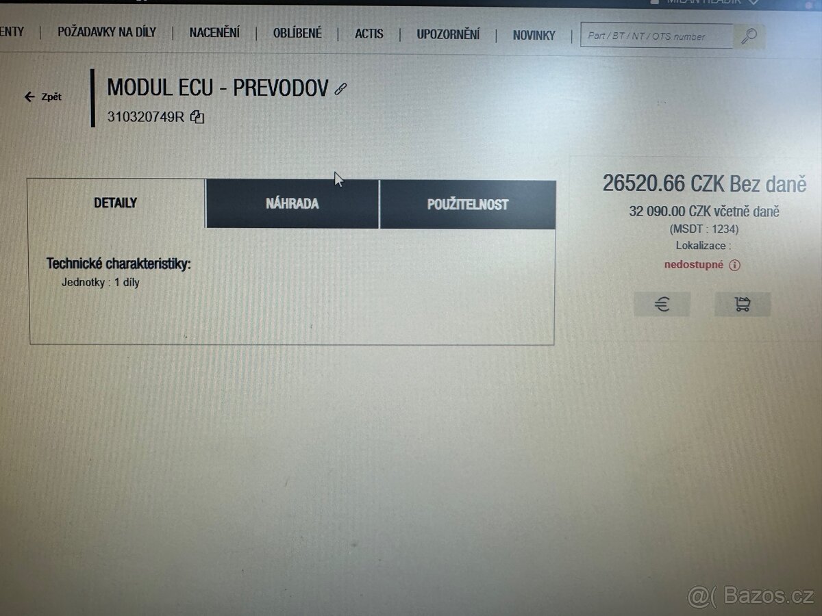 Řadič Renault Scenic - 4