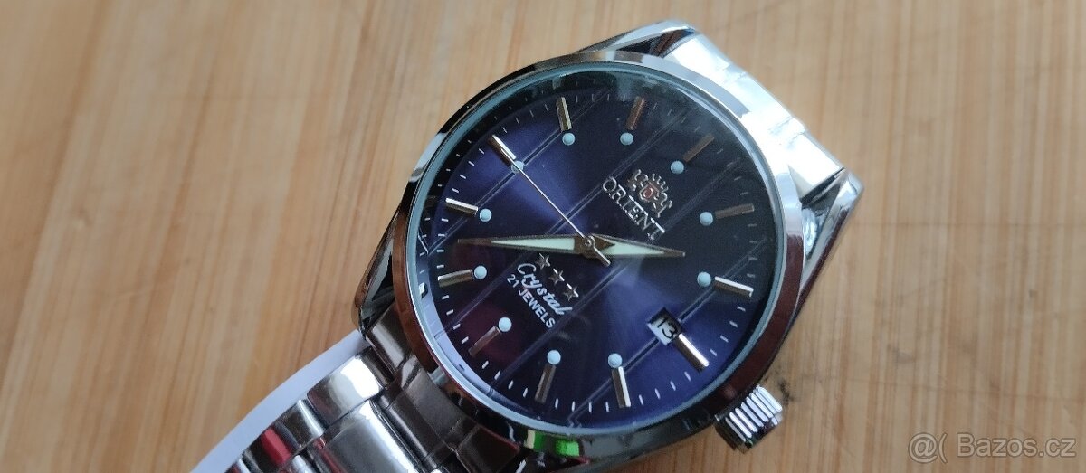 SLEVA--luxusní hodinky ORIENT AUTOMATIK 3 STARS JAPAN - 4