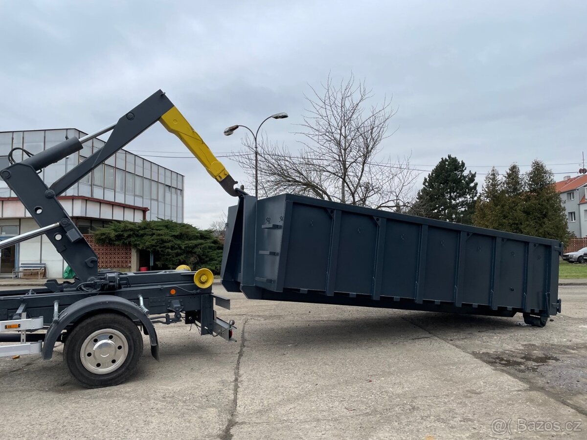 Nákladní automobil DAF LF 180 s hákem na ABROLL kontejner. - 4