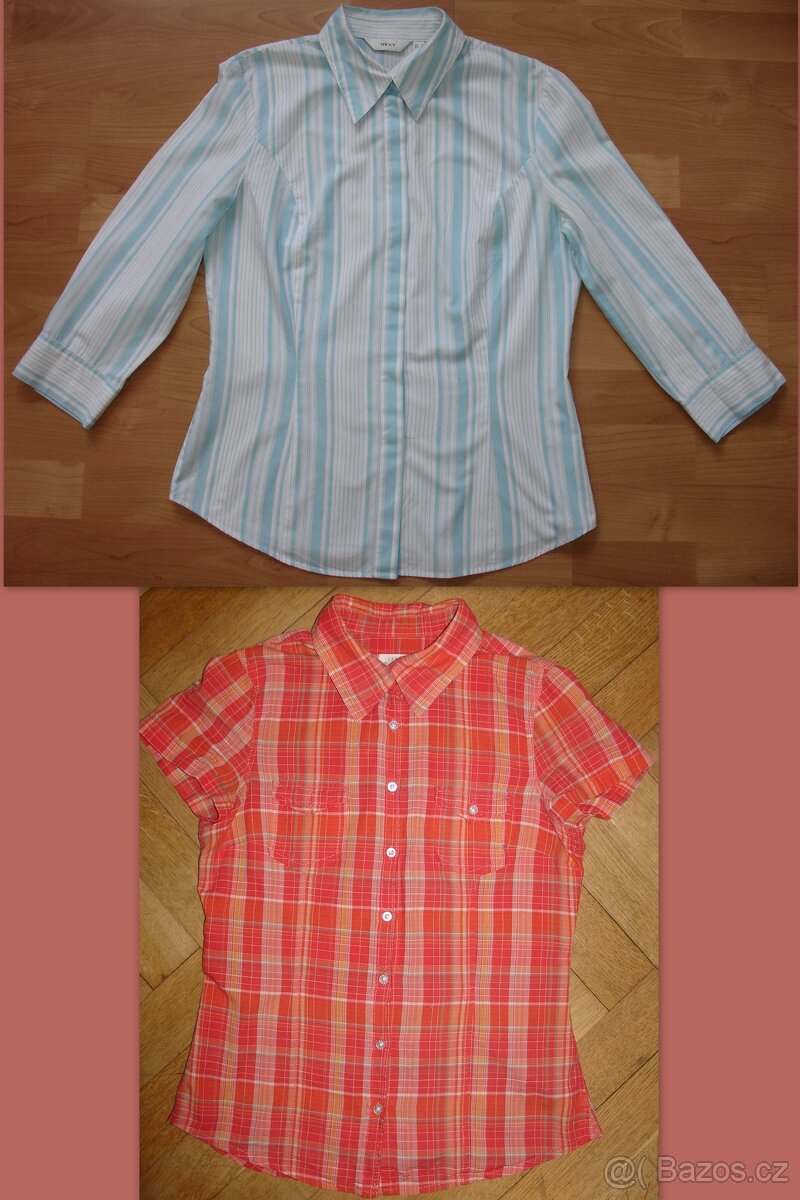 ++ 16x dívčí halenka, košile vel.122-164 - levně prodám ++ - 4