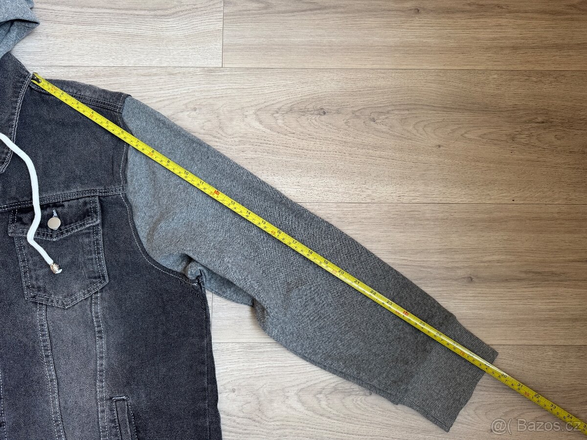 Riflová bunda/mikina vel.L - 4