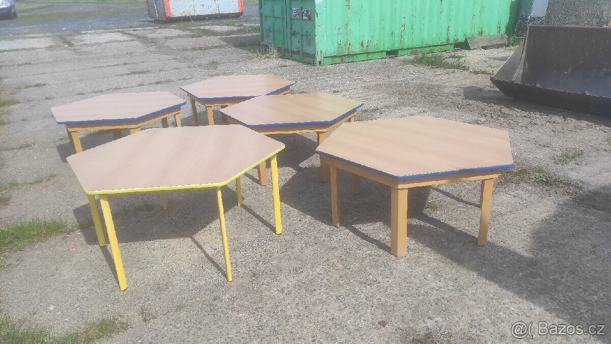 STUL dětsky šestihranny - 4