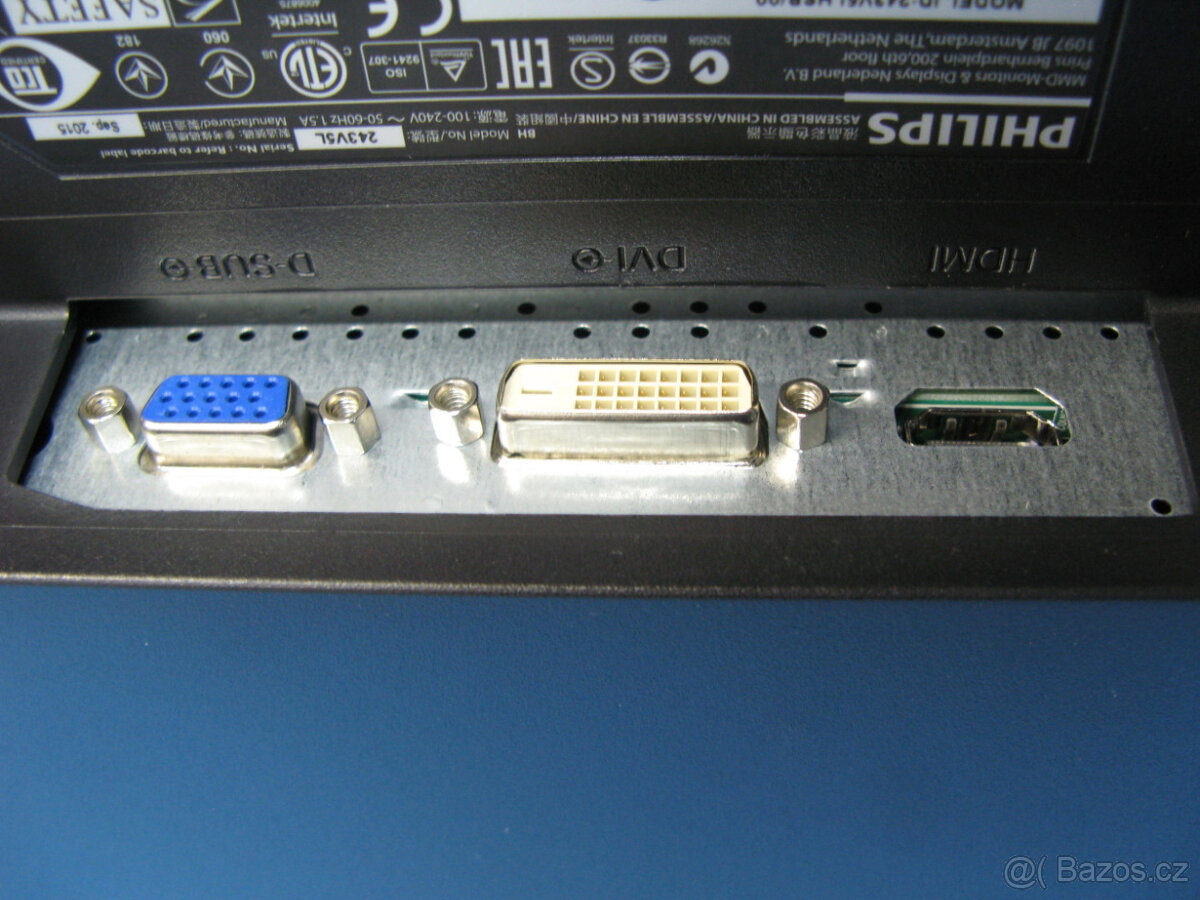 LED Monitor Philips 240V5Q IPS FULL HD 1920x1080 HDMI - 4