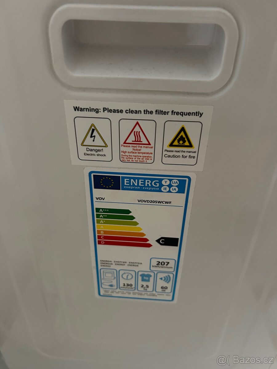 Mini sušička prádla VOV 2,5 kg – v záruce - 4