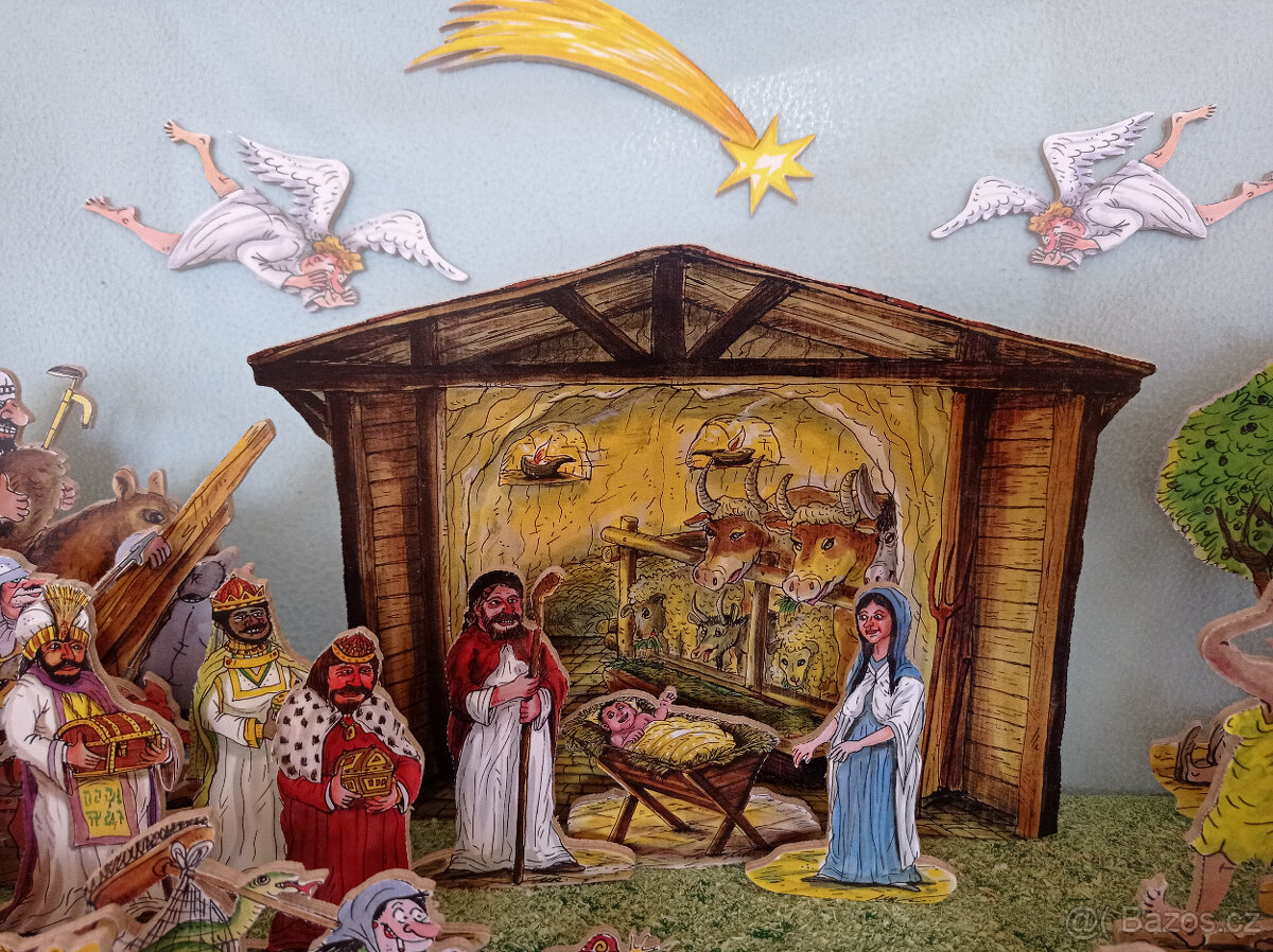 Betlém vyřezávaný Pivrnec - 4