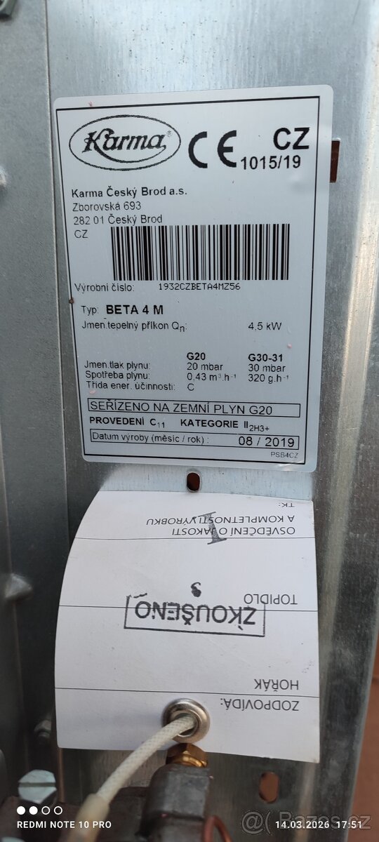 Plynové topidlo WAW - 4