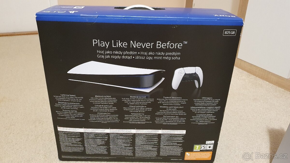 Playstation 5, ovladac dualsense a kabelaz. - 4