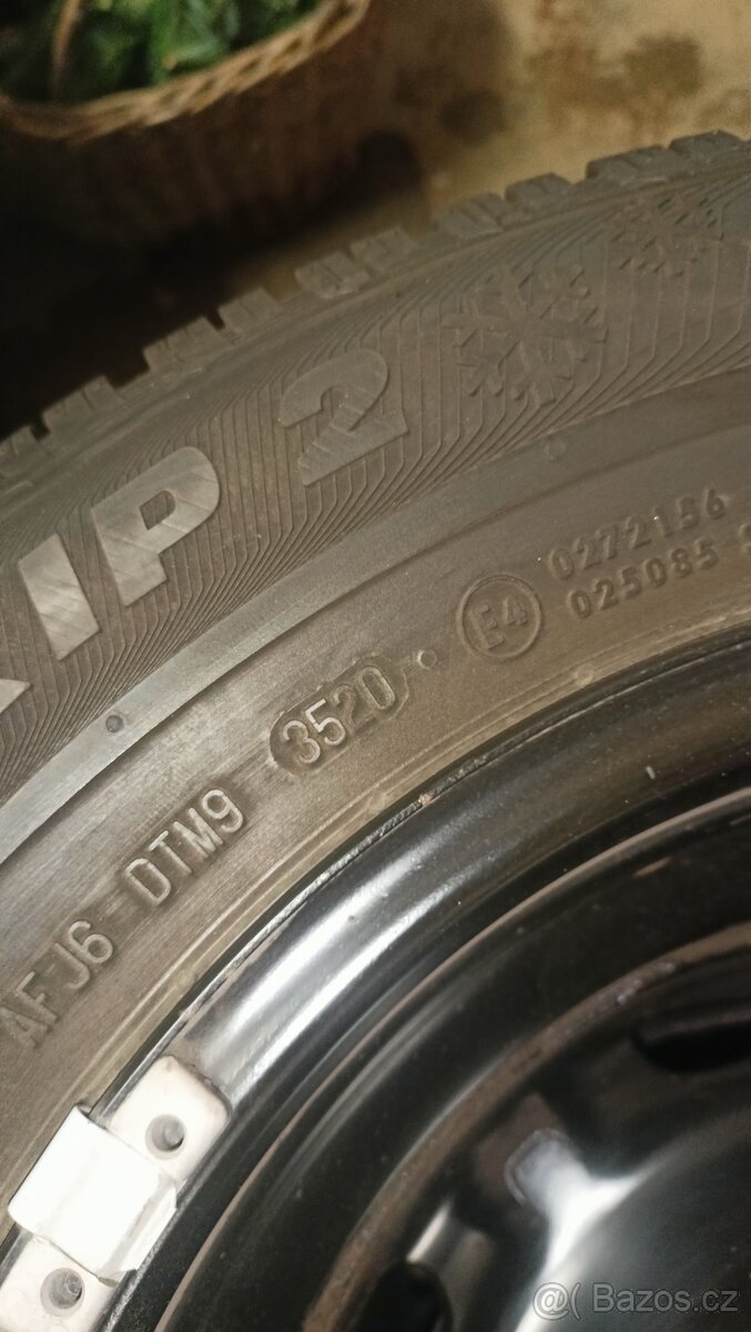 Zimní pneu 185/70 R14 s disky 5x100 - 4