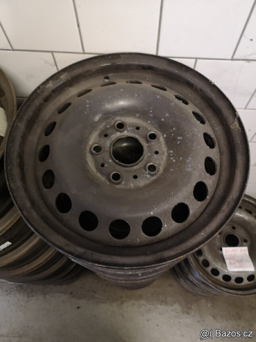 5x112 r15 plechové disky - 4