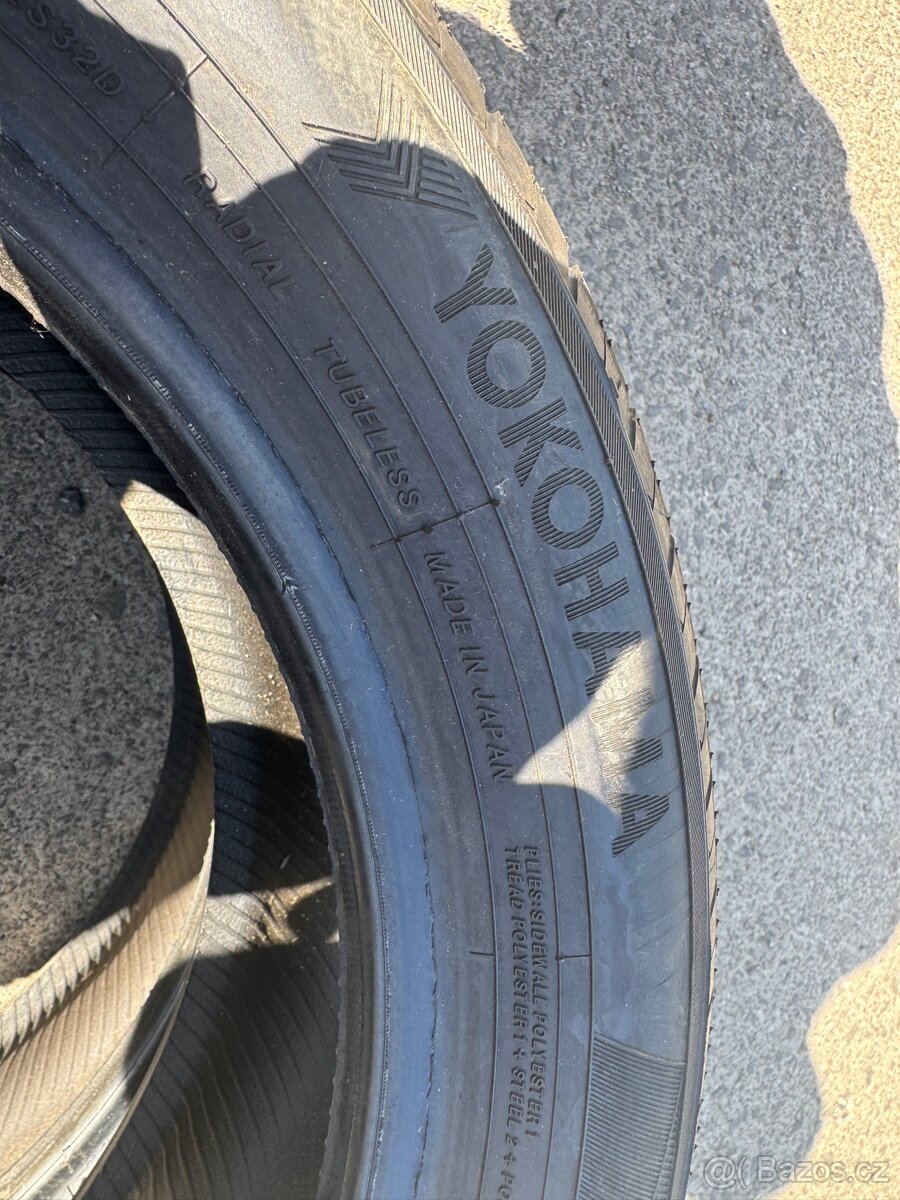 letní pneumatiky YOKOHAMA 185/55 r16 8-9mm DOT2024 - 4