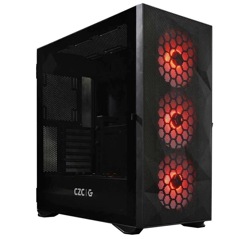 NOVÁ, NEROZBALENÁ PC skříň CZC.Gaming Lantern (USB-C, 3x140m - 4