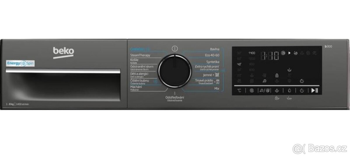 Pračka Beko B3WFU4841 MCC šedá - 4