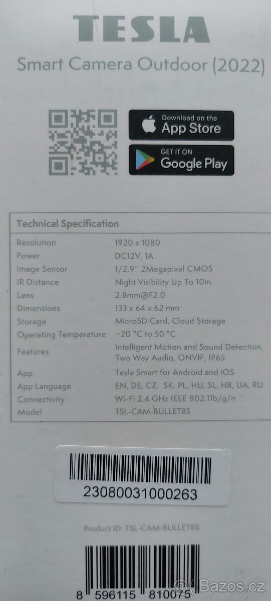 NOVÁ Camera Tesla Smart Outdoor (2022) - 4