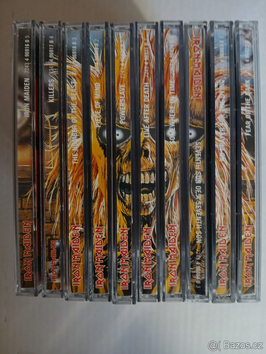 🇬🇧 IRON MAIDEN 🇬🇧 – 10 CD 💿 NEHRANÉ - TOP STAV - 4
