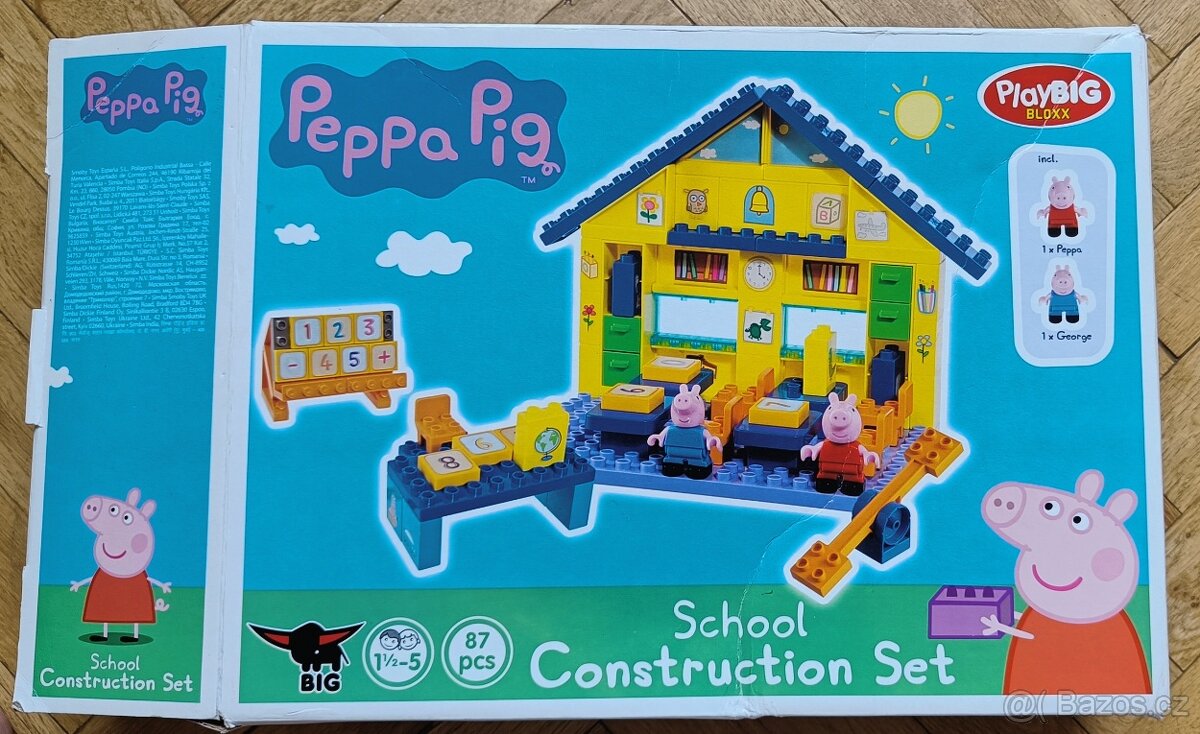 Stavebnice Pepa Pig school construction set - 4
