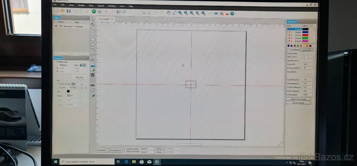 NOVÝ LASEROVÝ FIBER GRAVÍROVACÍ STROJ NA KOV A JINÉ 20W - 4