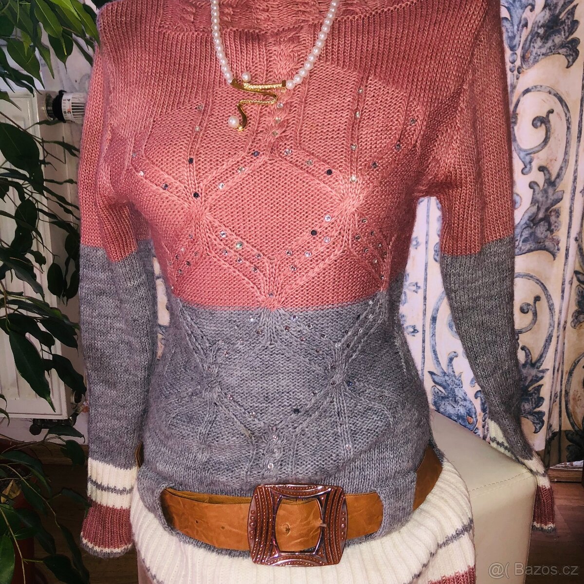 teplesaty# business# longsvetr# pletene# třpytky#svetrovesat - 4