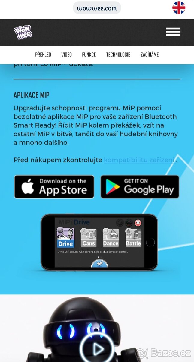 Robot WowWee MIP multifunkční autonomní - 4