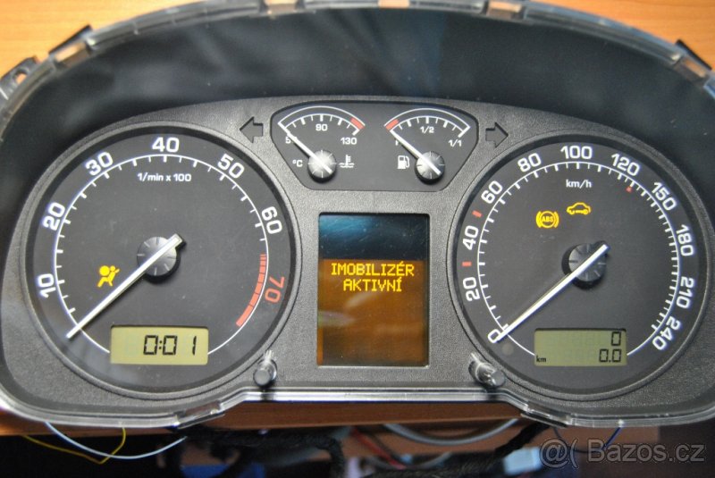 Budíky maxidot Octavia 1, benzín, 1U0920841B, NOVÝ DISPLEJ - 4