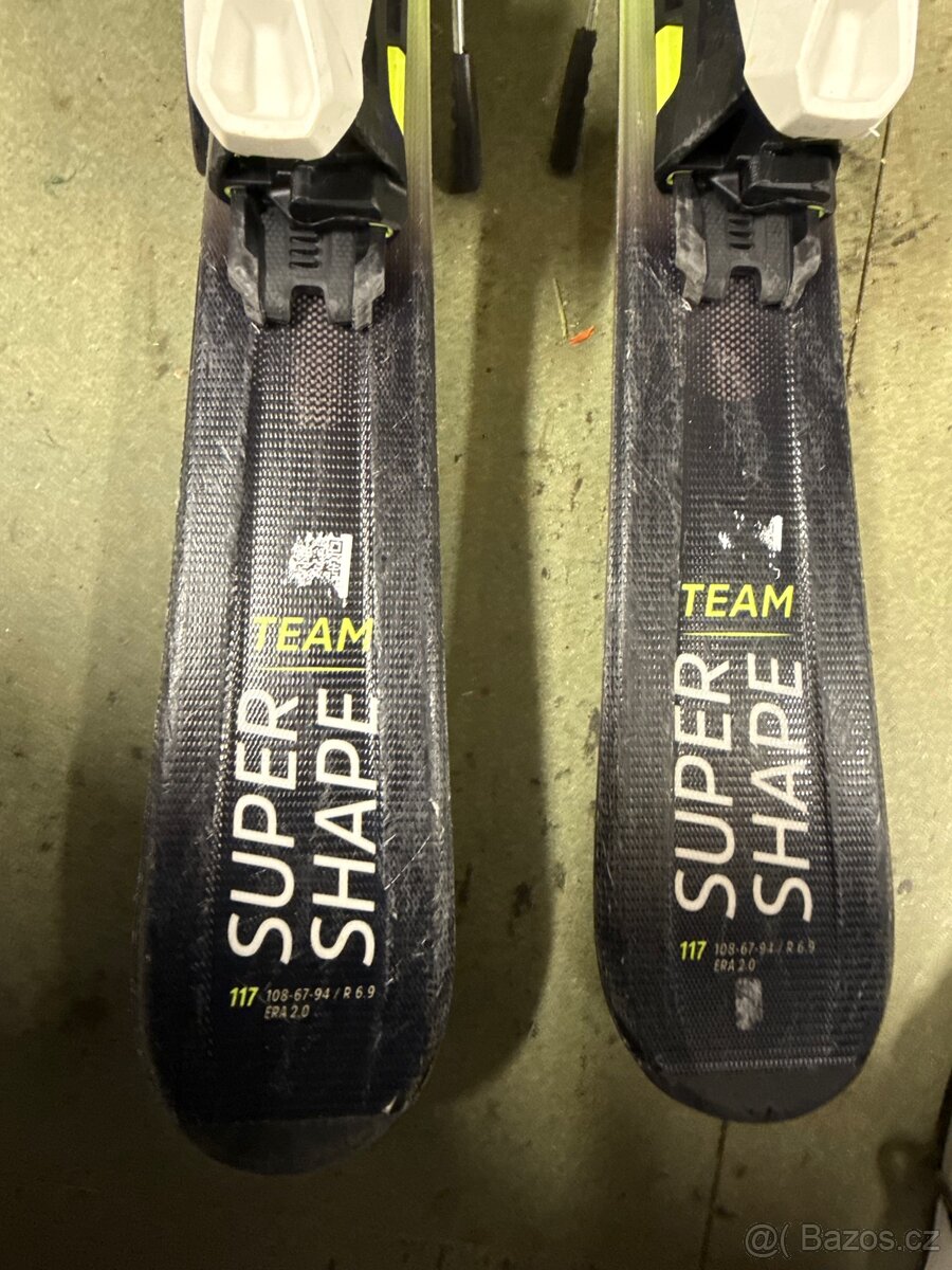 PRODÁM DĚTSKÉ LYŽE HEAD SUPERSHAPE TEAM + VÁZÁNÍ - 4