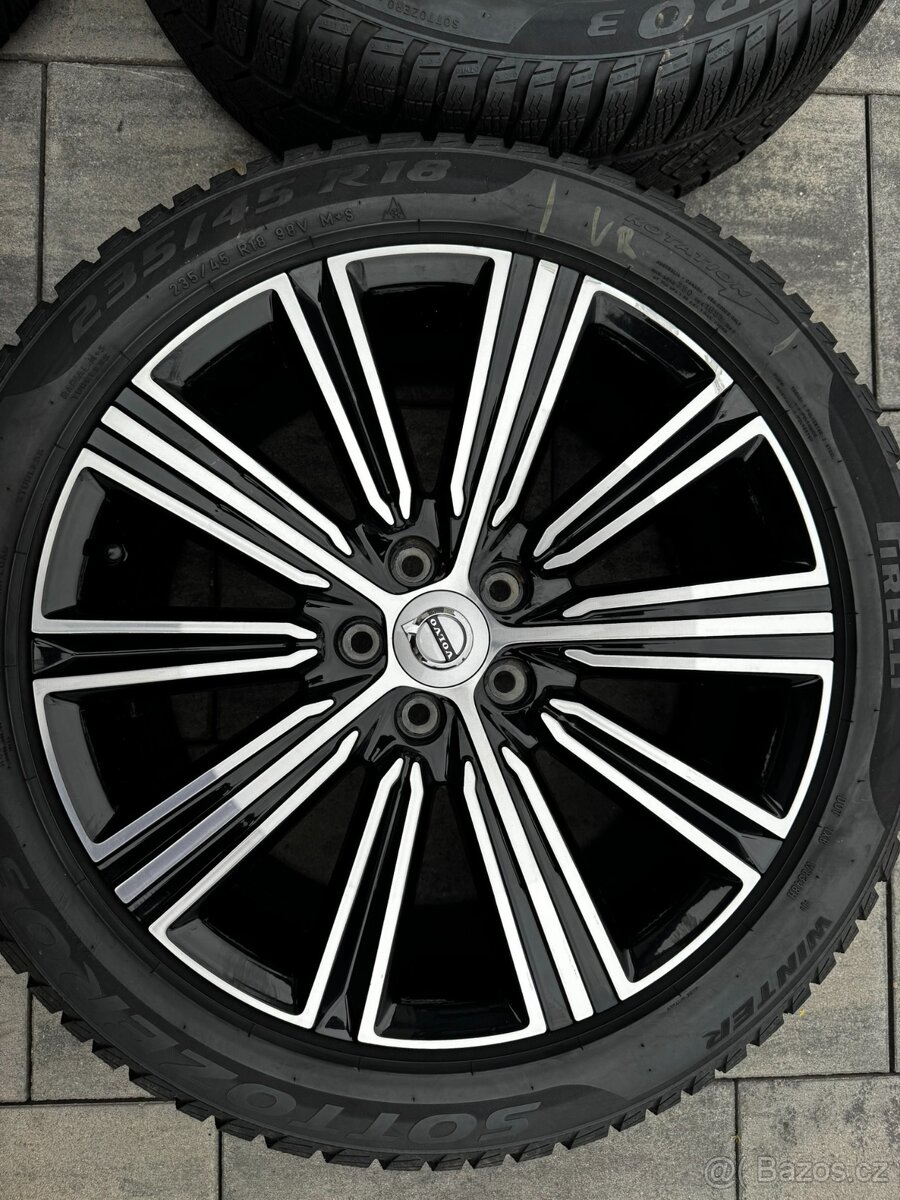 Originál alu kola Volvo V60 S60 zimní Pirelli - 4