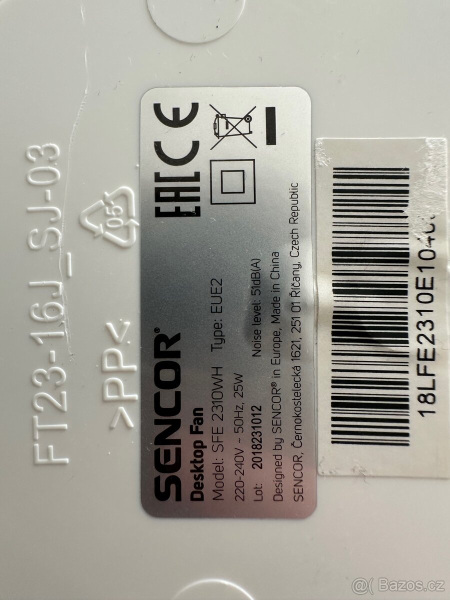Stolní větrák Sencor - 4