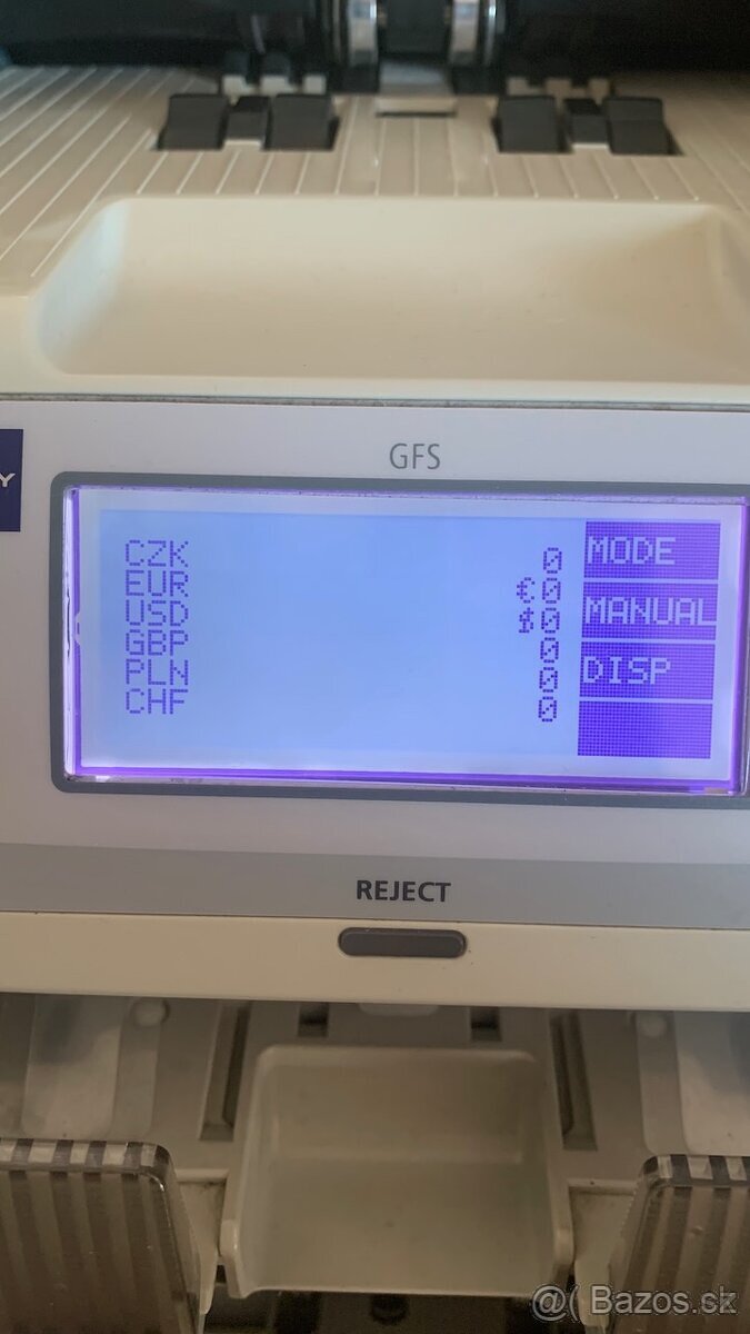 Profesionální počítačka bankovek GFS 120 S - 4