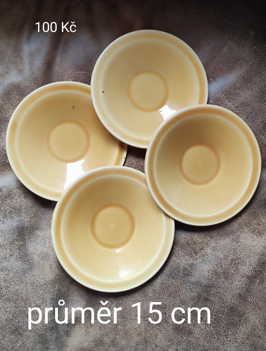 Retro porcelánové talíře - 4