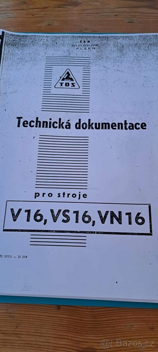 Stolní dílenská vrtačka TOS V16 - 4