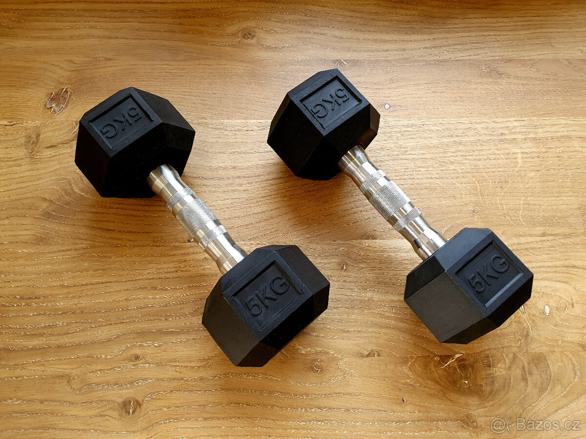 jednoručky činky - HEXA 2-10kg (108kg) - 4