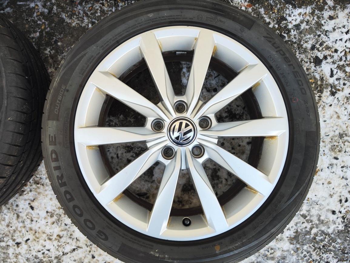 17"letní alu sada Dijon 5x112 origo Golf 7 GTI Octavia 3 RS - 4