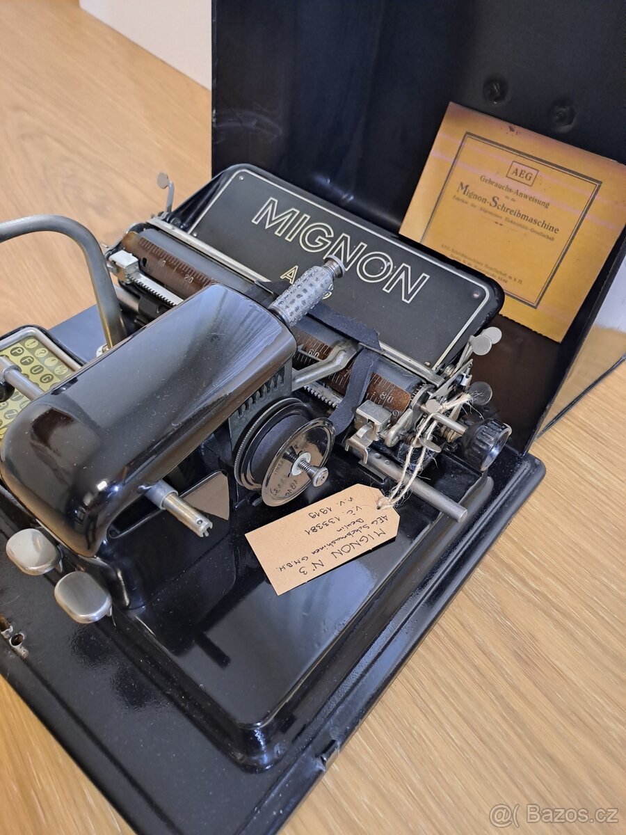 Psací stroj Mignon N' 3 - 4