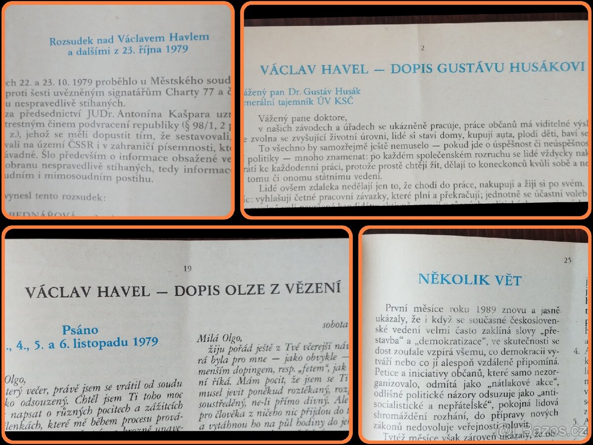 Dokumenty doby - Havel ...do r. 90 - 4