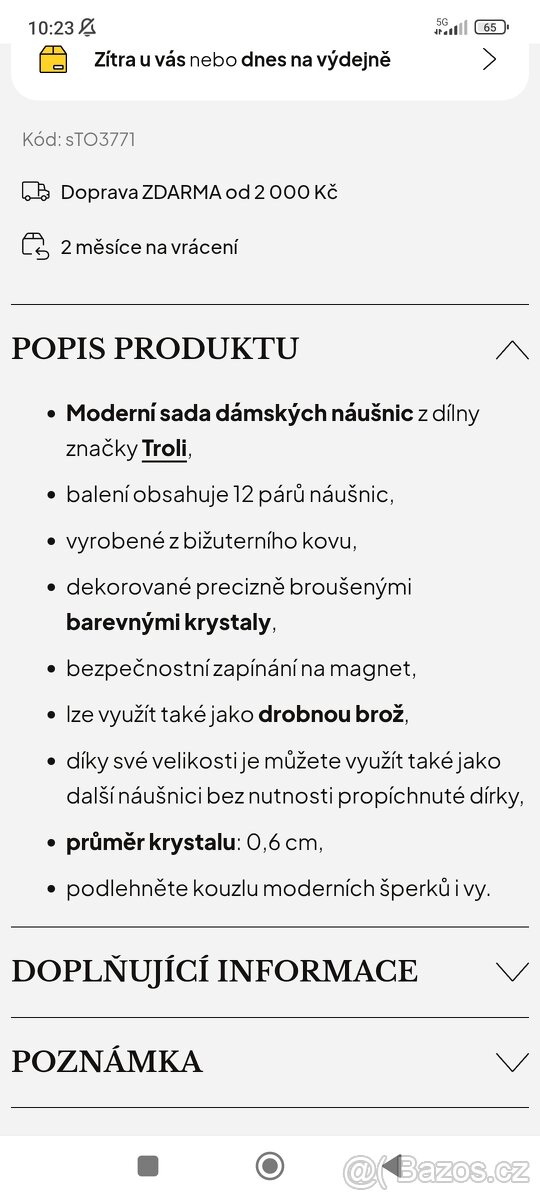 Magnetické a klipsové náušnice pro dívky - 4