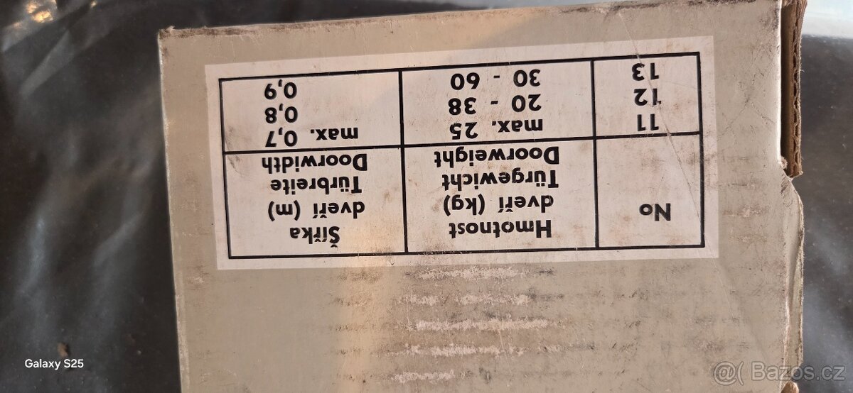 Prodám hydraulický zavírač BRANO K 202 - 4
