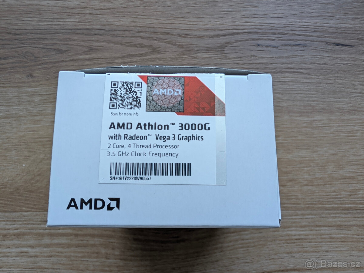 AMD Athlon 3000G AM4 + chladič - 4