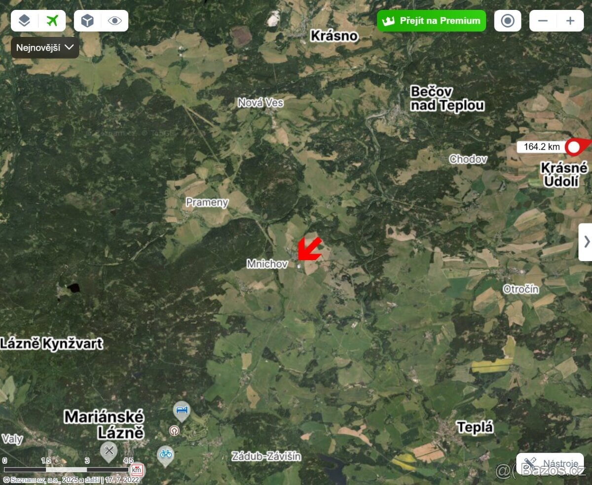 205m2 pozemek v krásné oblasti u Mariánských lázní - 4