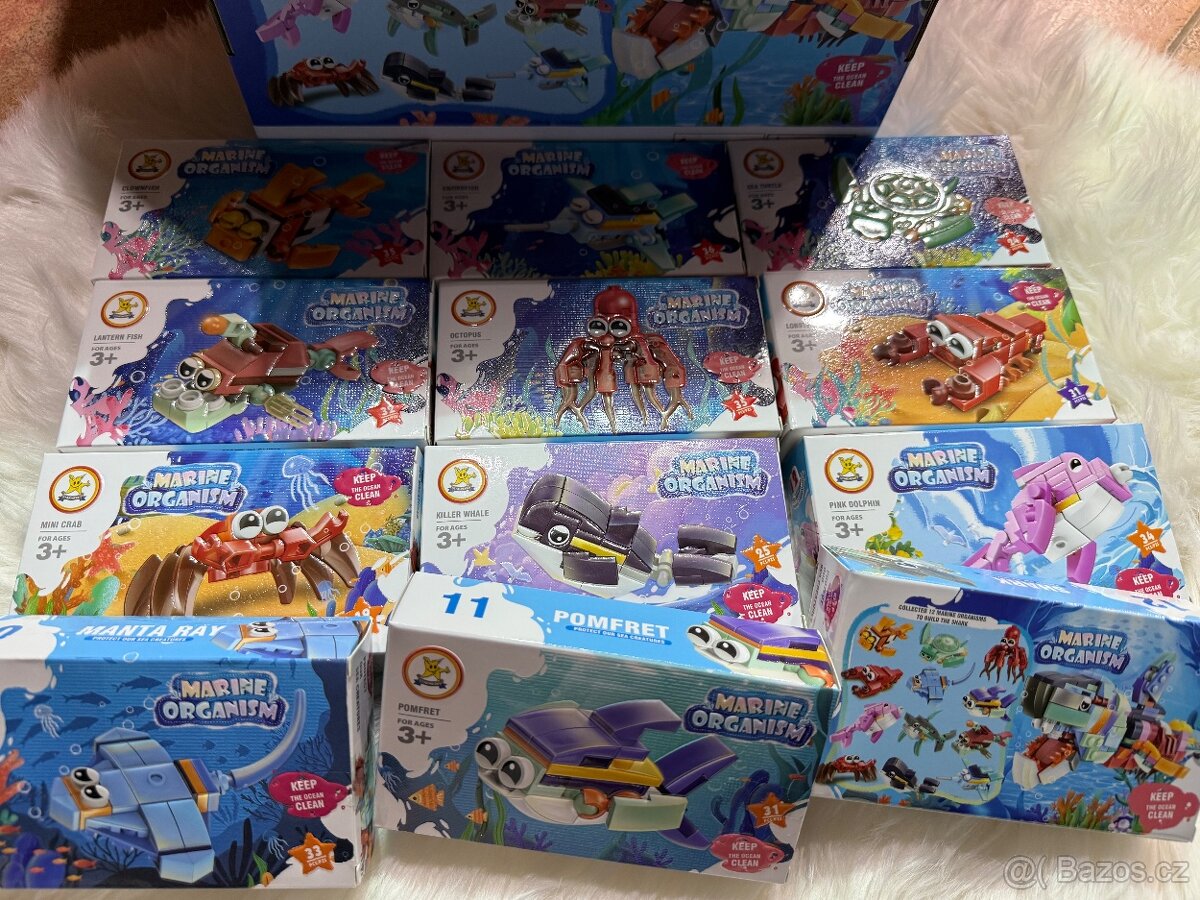 XXL sada mini stavebnic 12 kusů N.O.V.É. - 4