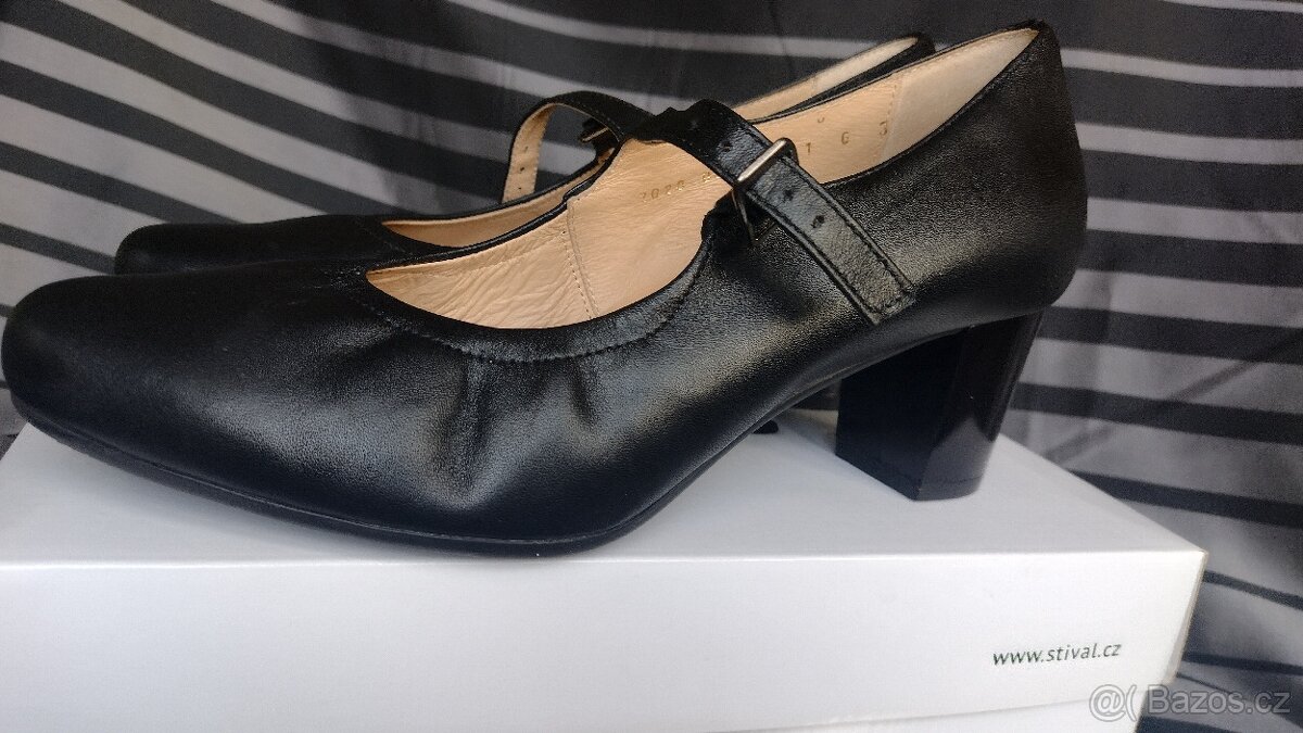 nové dámské celokožené lodičky STIVAL č.39 - 4